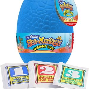 Sea-Monkeys? Egg Instant Life - World's Only Instant Pets? - Assorted Colors - Ages 6+ (Pack of 1)