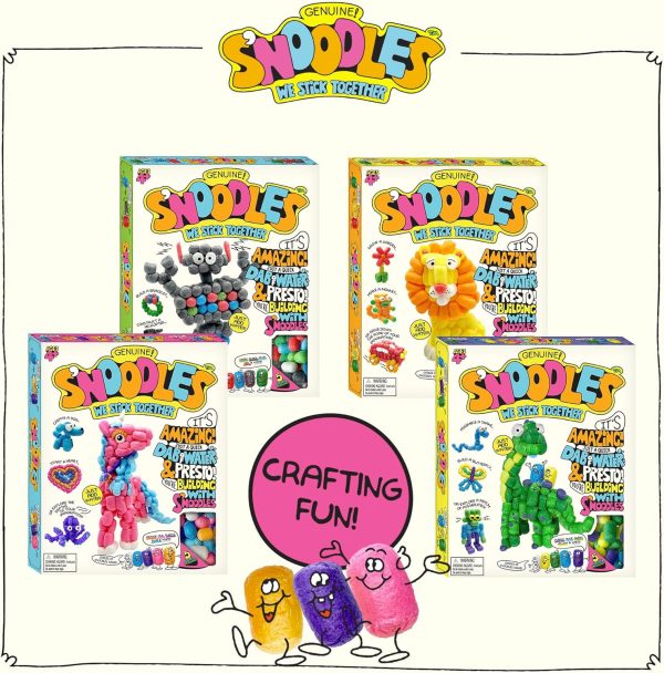 Schylling S'Noodles - Creative Building Craft Kit - Just Add Water - Ages 4 and Up - One Kit